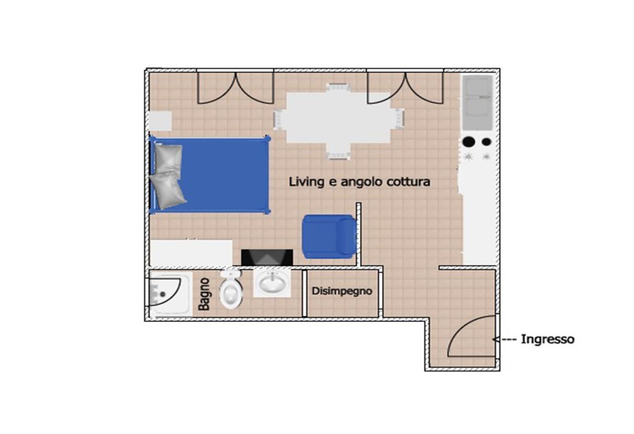 Residence Colibri Family & Bike Loano Rom bilde